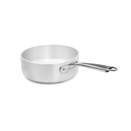 Casseruola bassa in Alluminio 5mm per Induzione con 1 Manico in Acciaio Inox