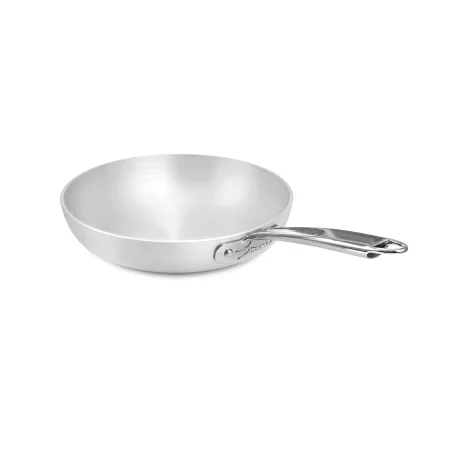Padella svasata alta in Alluminio 3mm per Induzione con 1 Manico in Acciaio Inox