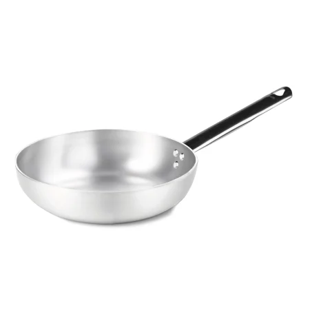 Padella svasata alta a saltare in alluminio 3mm - 1 manico