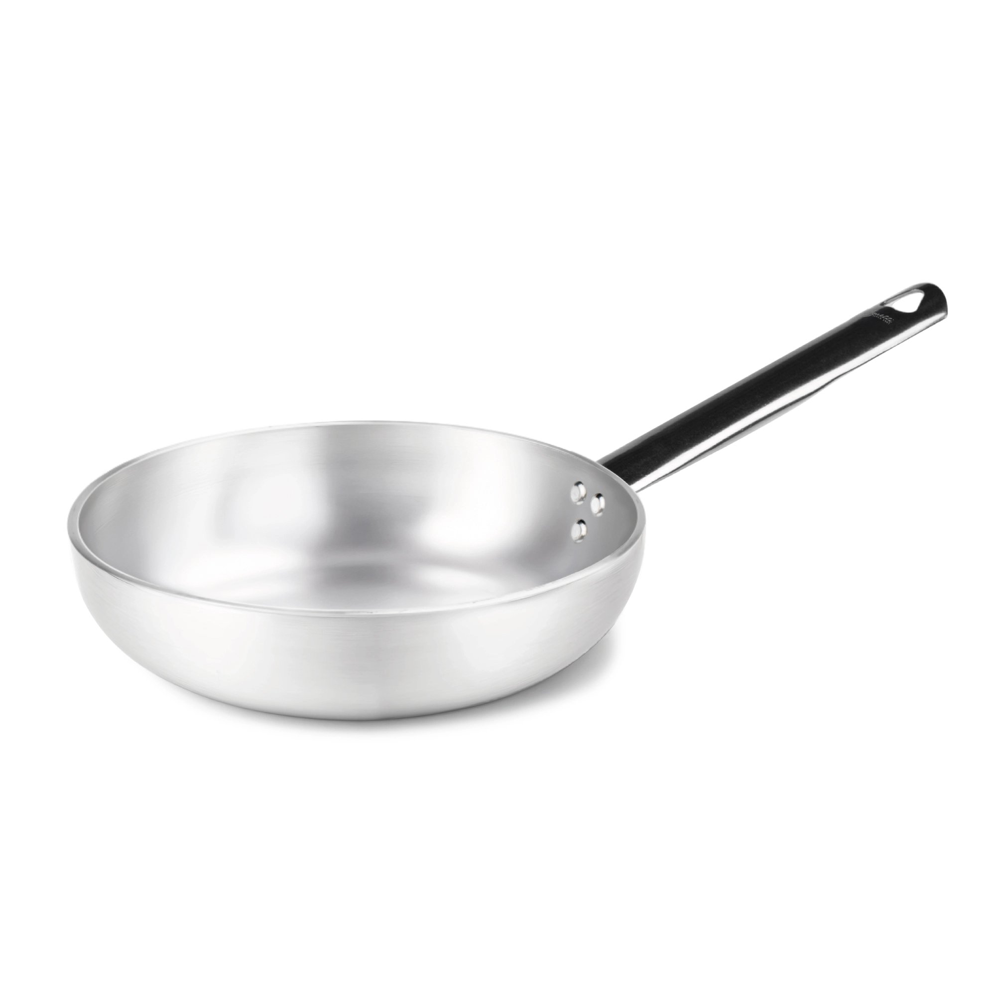 Padella svasata alta a saltare radiante in alluminio 5mm - 1 manico