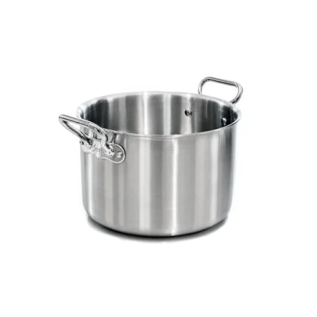 Casseruola alta in Aluinox 3ply Satinato con 2 Maniglie in Acciaio Inox
