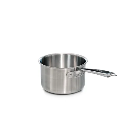 Casseruola alta in Aluinox 3ply Aatinato con 1 manico in Acciaio Inox