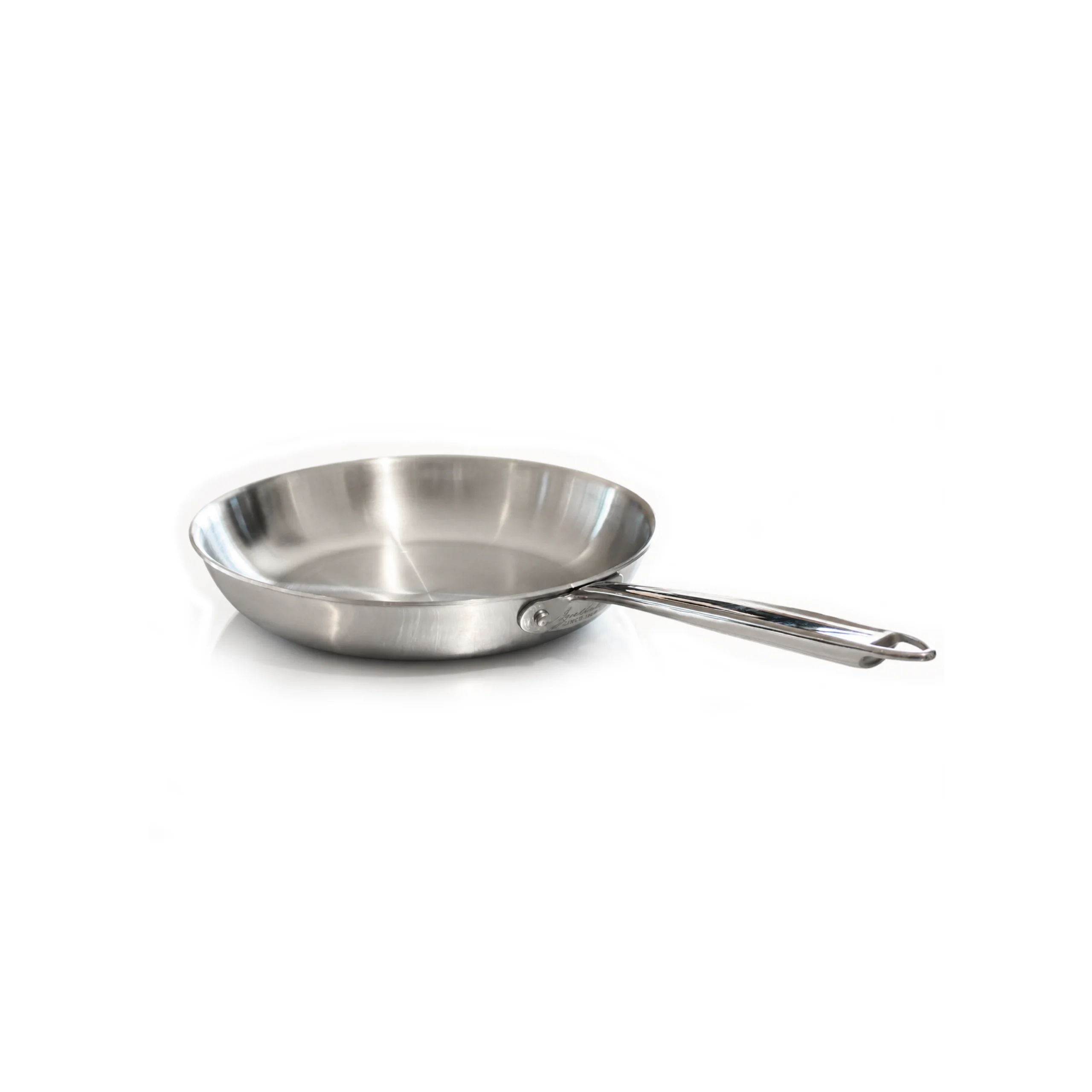 Padella in Aluinox 3ply Satinato con 1 Manico in Acciaio inox