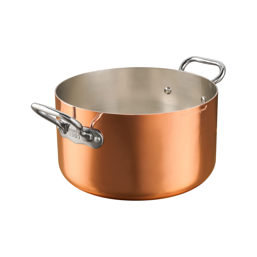 Casseruola Bassa Agnelli FAMA636 – Diametro 36 Cm, In Alluminio Spesso, Per Salse E Creme, Made In Italy
