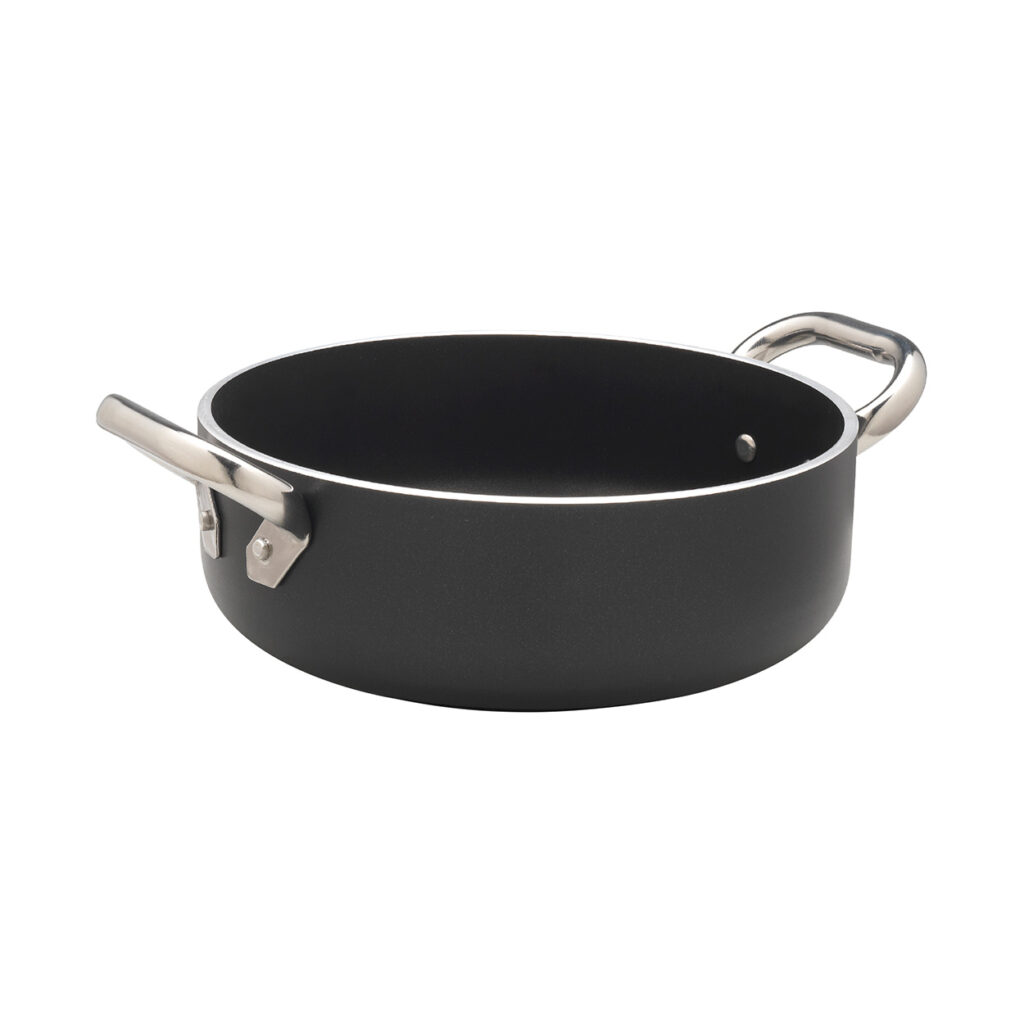 Ballarini 509029 - Casseruola Con 2 Manici 20 Cm, Antiaderente 3 Strati, Adatta A Induzione, Made In Italy