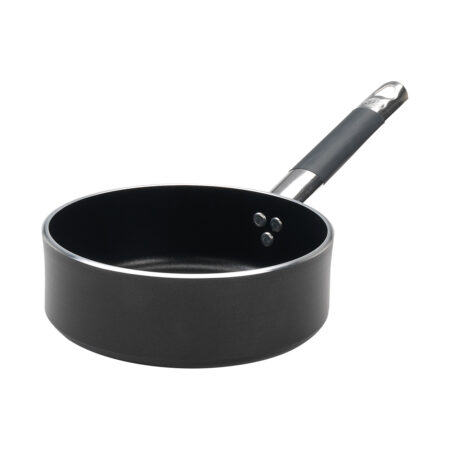 Casseruola AlBlack bassa in alluminio antiaderente 5mm - 1 manico