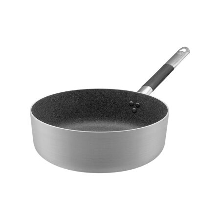 Casseruola antiaderente induzione SharkSkin bassa in alluminio 3mm - 1 manico