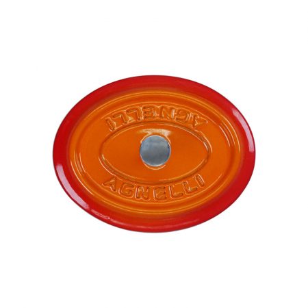 Coperchio Slowcook ovale in ghisa - 1 pomello