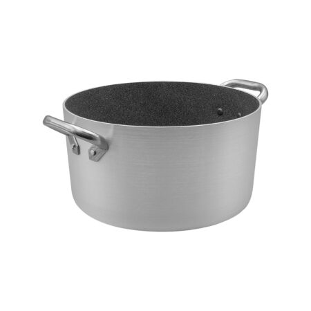 Casseruola induzione Shark Skin alta in alluminio 3mm - 2 maniglie