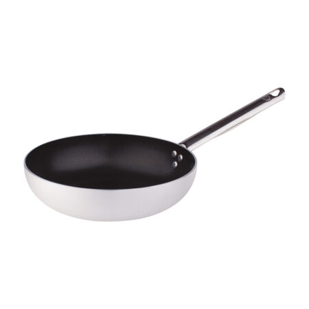 Padella svasata alta a saltare in alluminio antiaderente 3mm - 1 manico
