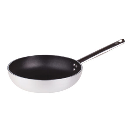 Padella svasata alta in alluminio antiaderente 5mm - 1 manico