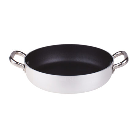 Tegame in alluminio antiaderente 3mm - 2 maniglie