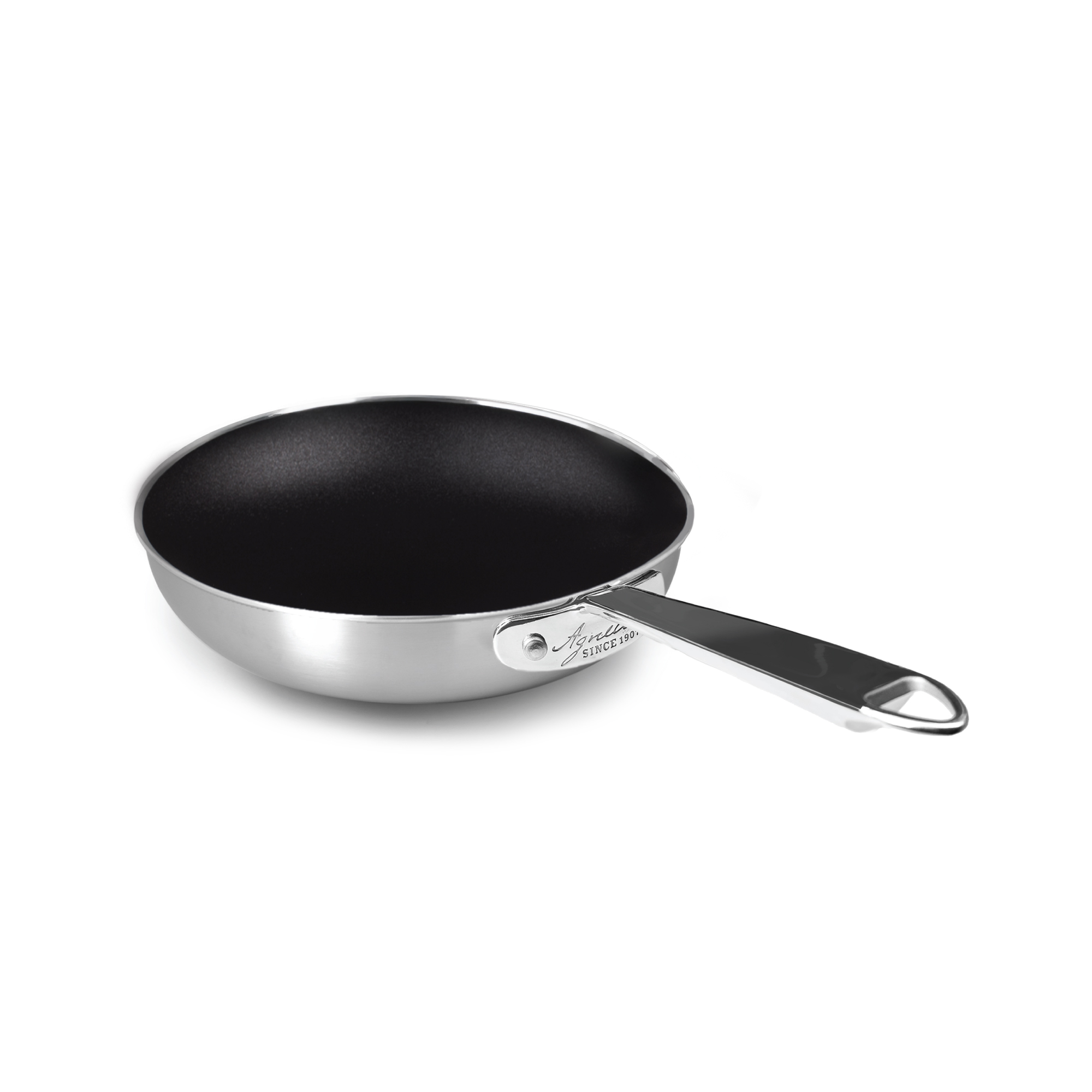 Padella antiaderente Induction Chef svasata alta in 2ply - 1 manico