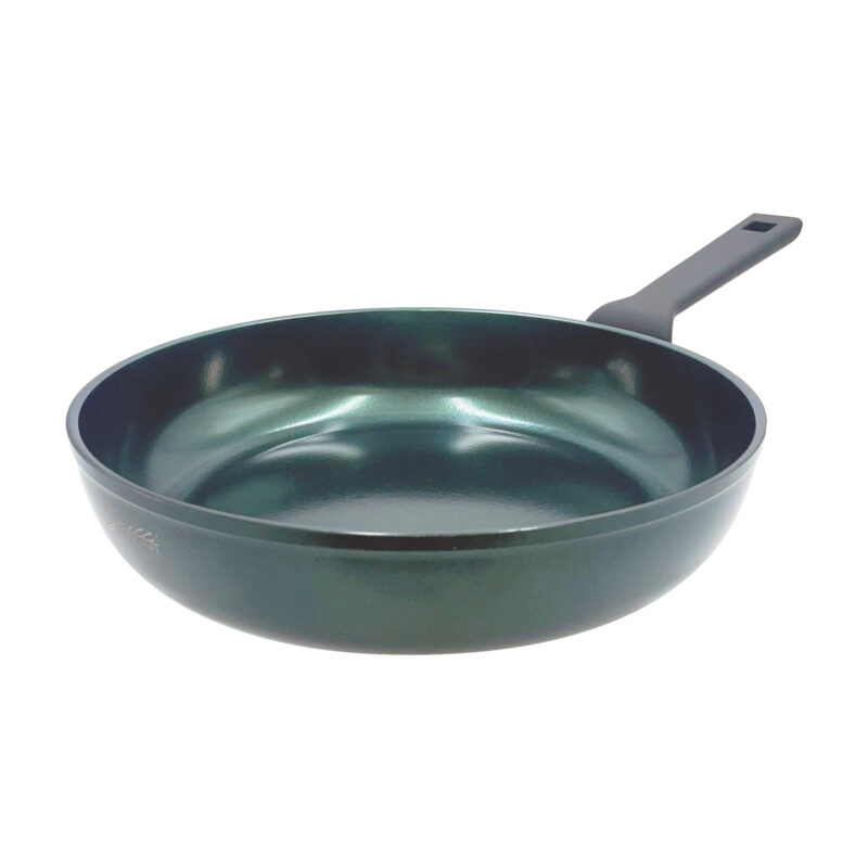 Padella antiaderente ceramico svasata alta AlBlack Elite - 1 manico soft touch
