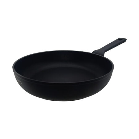 Padella antiaderente svasata alta AlBlack Elite - 1 manico soft touch