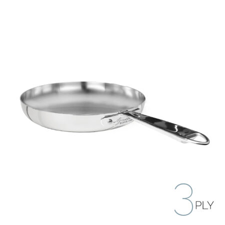 Padella in aluinox 3ply lucido - 1 manico inox